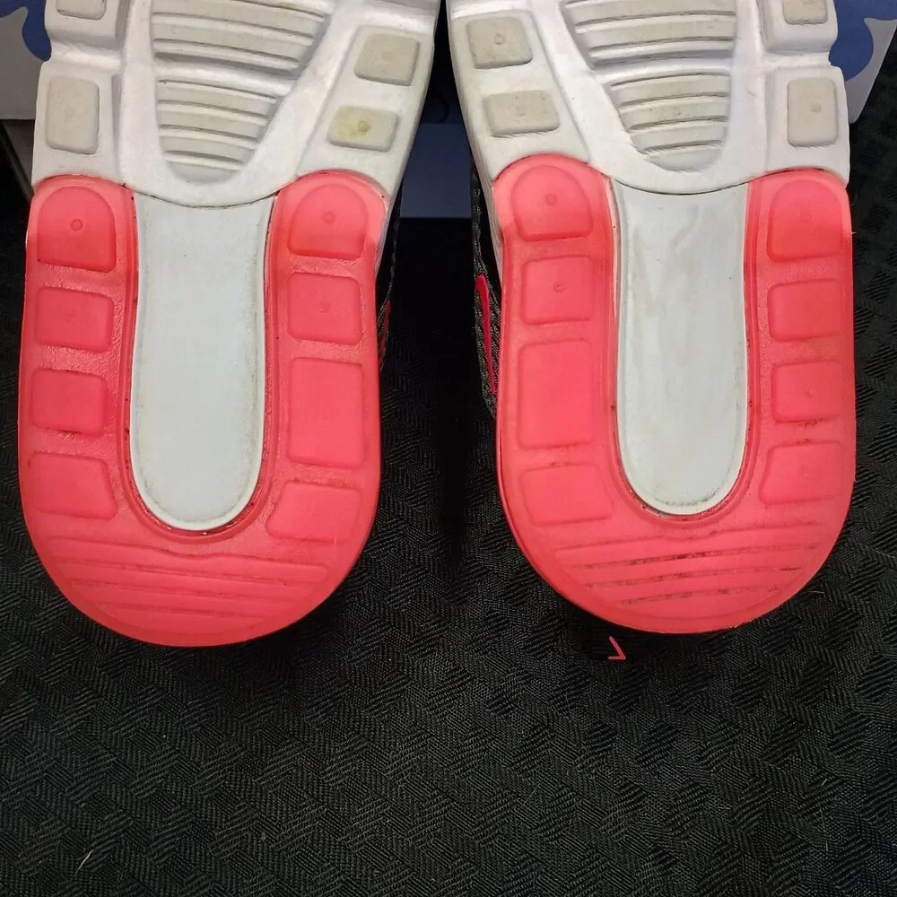 Nike Air Max 270 Smoke gray/pink Sneakers Shoes (Toddler Size 8C) #DD1646-031